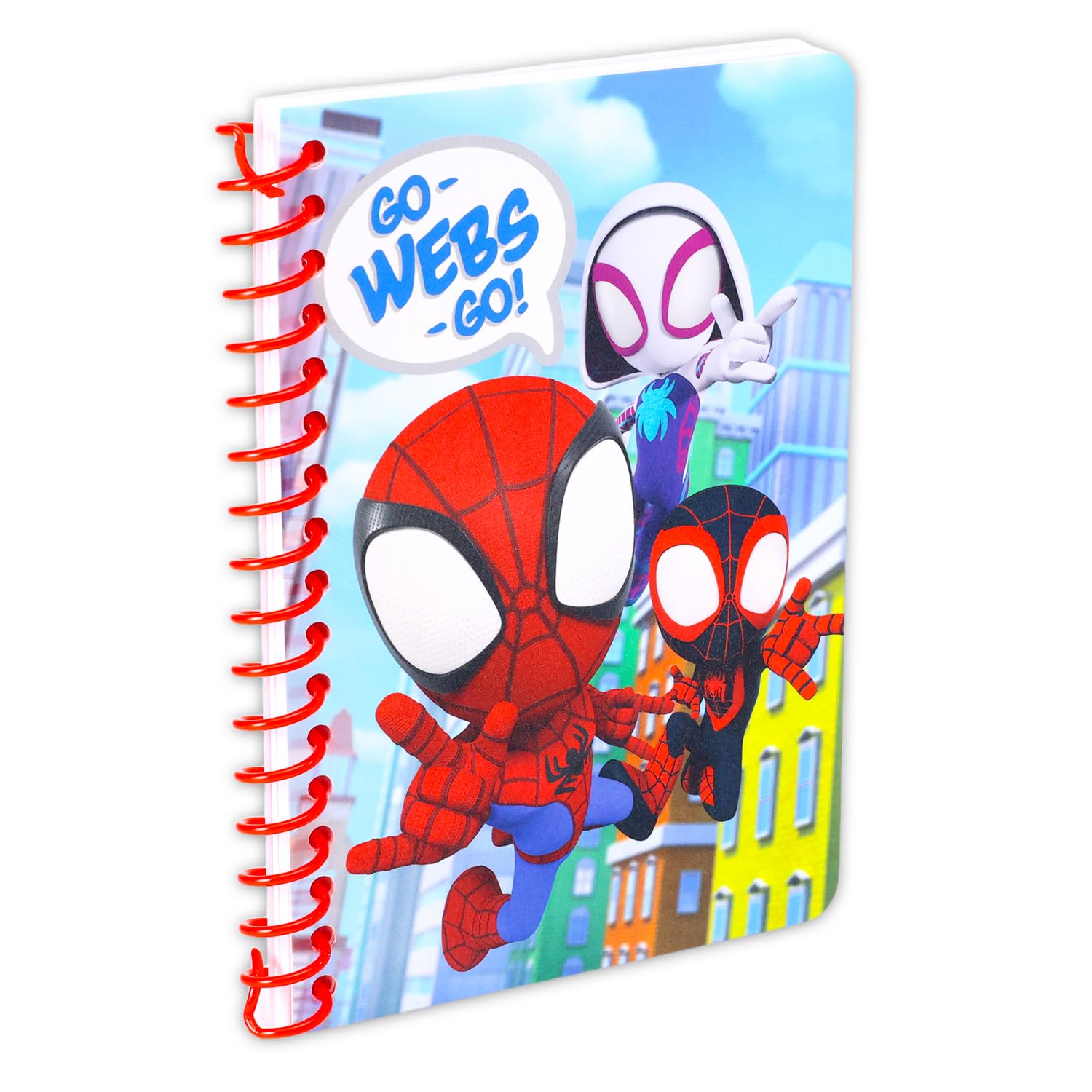 Spidey & Friends Spiral Notebook Bundle - Spiderman Stationery Set with Pen image 2