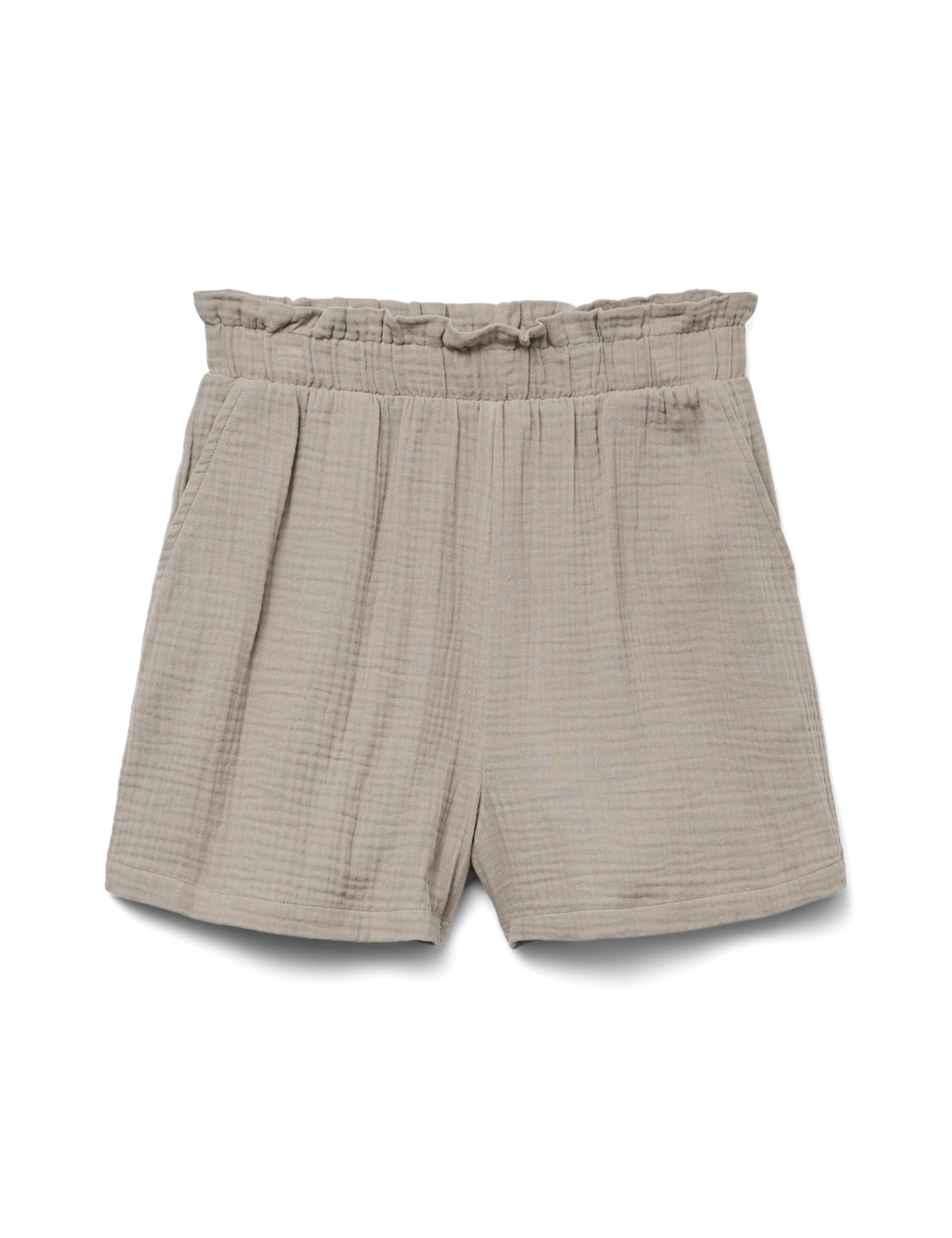 VERO MODA Vmnatali Hw Shorts WVN Ga Noos, Moon Rock, M