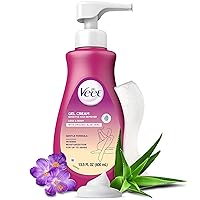 Vista 1 de Depilatorio, Crema depilatoria Veet Gel Sensitive, 13.5 onzas, Fórmula sensible con Aloe Vera y Vitamina E (paquete de 1)