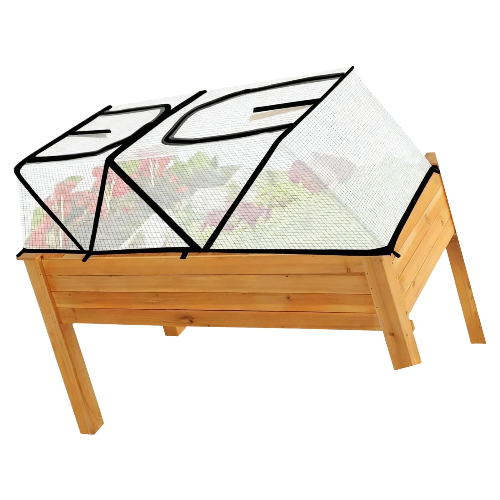 Expandable Greenhouses Tent Protector Cover for Plant Featuring Foldable Structure and Optimally Sunlight Penetration Extra Long Pliable Plant Cover