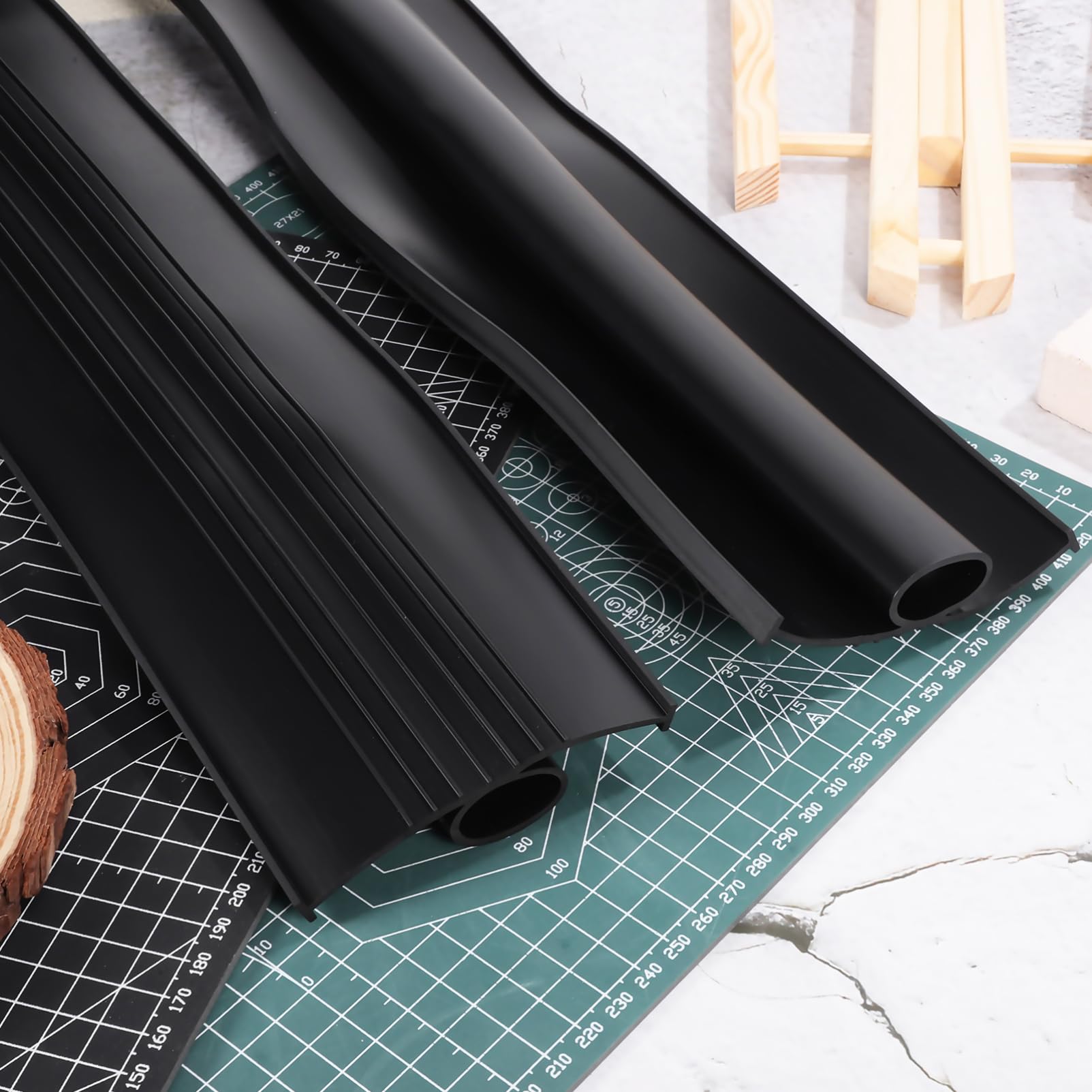SHINEOFI Guarnizione Isolamento in per Eccellente del Garage Porta Epdm Nero da Protezione Sigillatura della Casa Pioggia e Vento