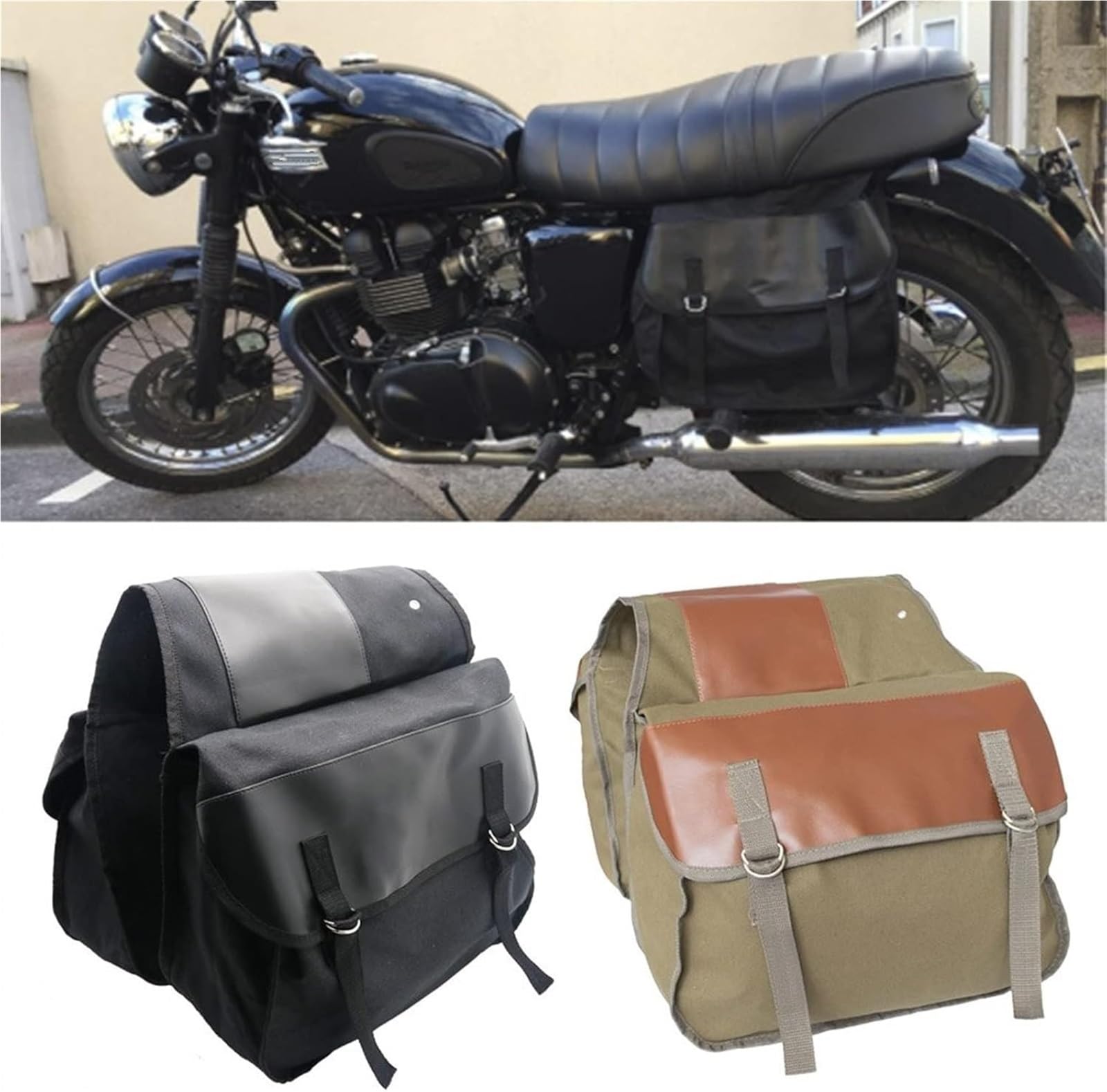Motorradtaschen Motorrad-Lenkertasche für Canvas-Rückseite für Shadow, Bullet, CTX, für Taotao