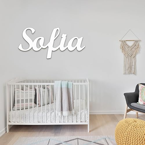 Miniatura 7 de Letrero de nombre personalizado, letrero de nombre de madera para guardería, letrero de nombre de familia, letrero de nombre de bebé, regalos únicos