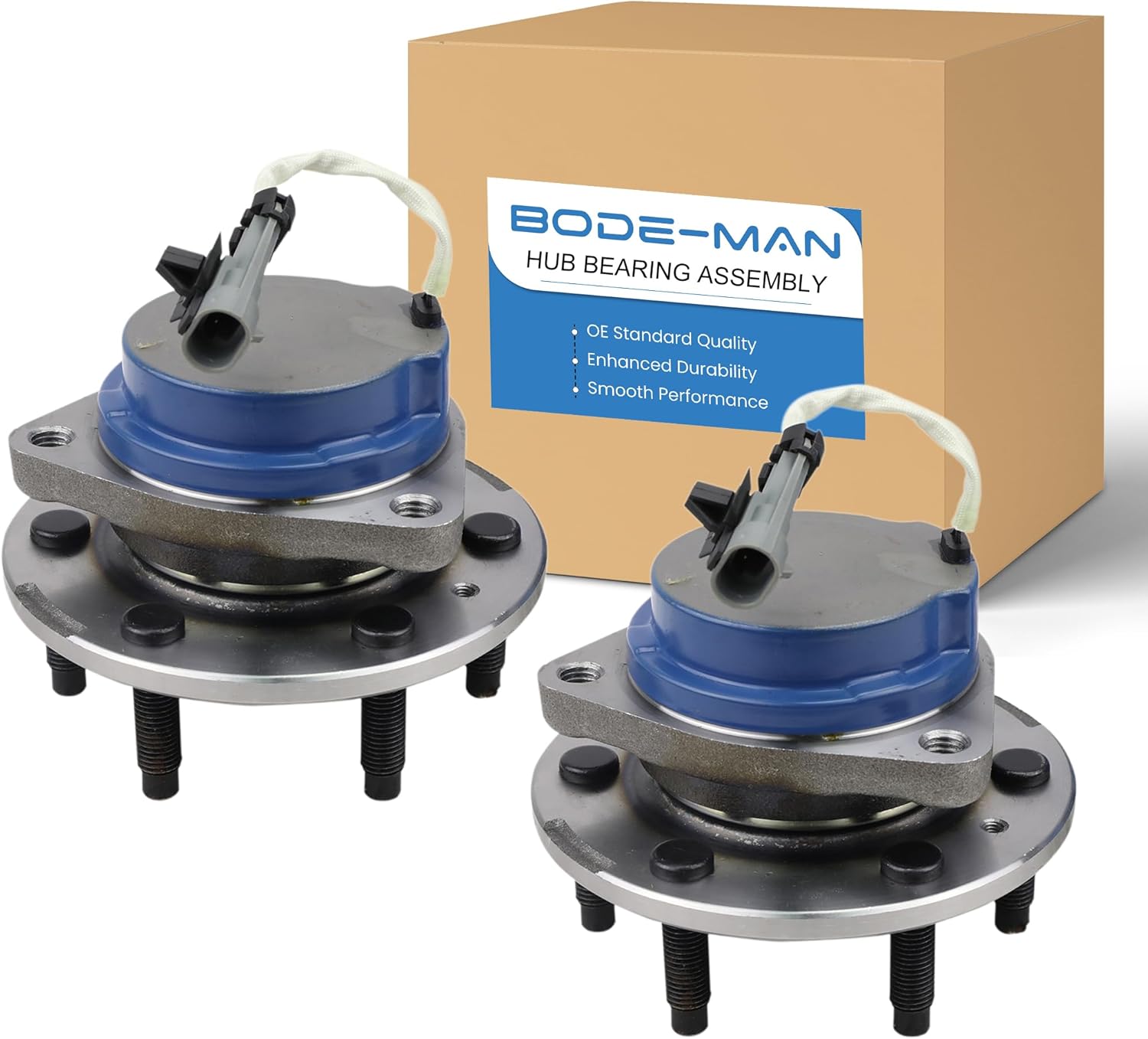 Pair 2 Front Wheel Hub and Bearing Assembly for 2005-2011 Cadillac STS for 2004-2009 Cadillac SRX for 2004-2007 Cadillac CTS-V 6 Lugs RWD Models