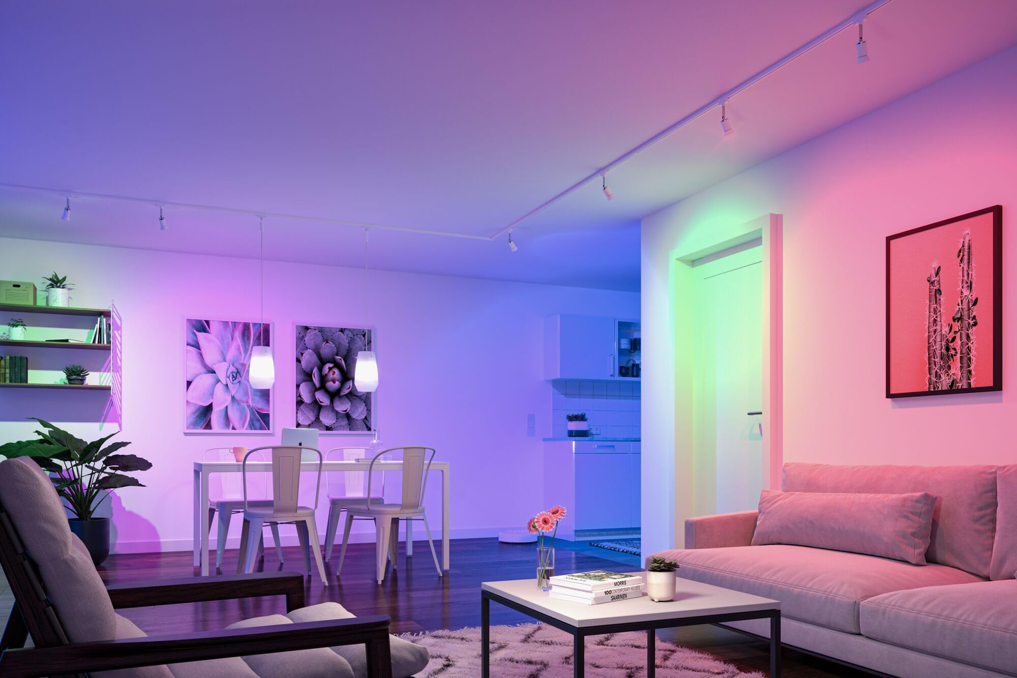 Paulmann 29151 Standard 230V Smart Home Zigbee LED Birne 3x1055lm 3x11W RGBW+ dimmbar Matt Leuchtmittel
