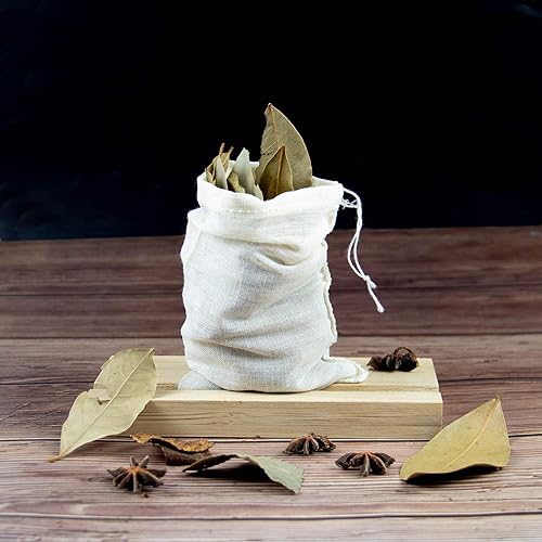 Miniatura 7 de AUEAR, Bolsas de sopa de algodón reutilizables con cordón para café, medicina china, bolsa de té, colar hierbas, estopilla, caldo de huesos,