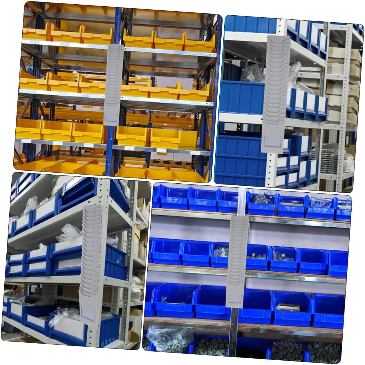 Office Rack Stickers NUOBESTY Warehouse Material Card Rack Plastic Rack Punch Cards Office ...
