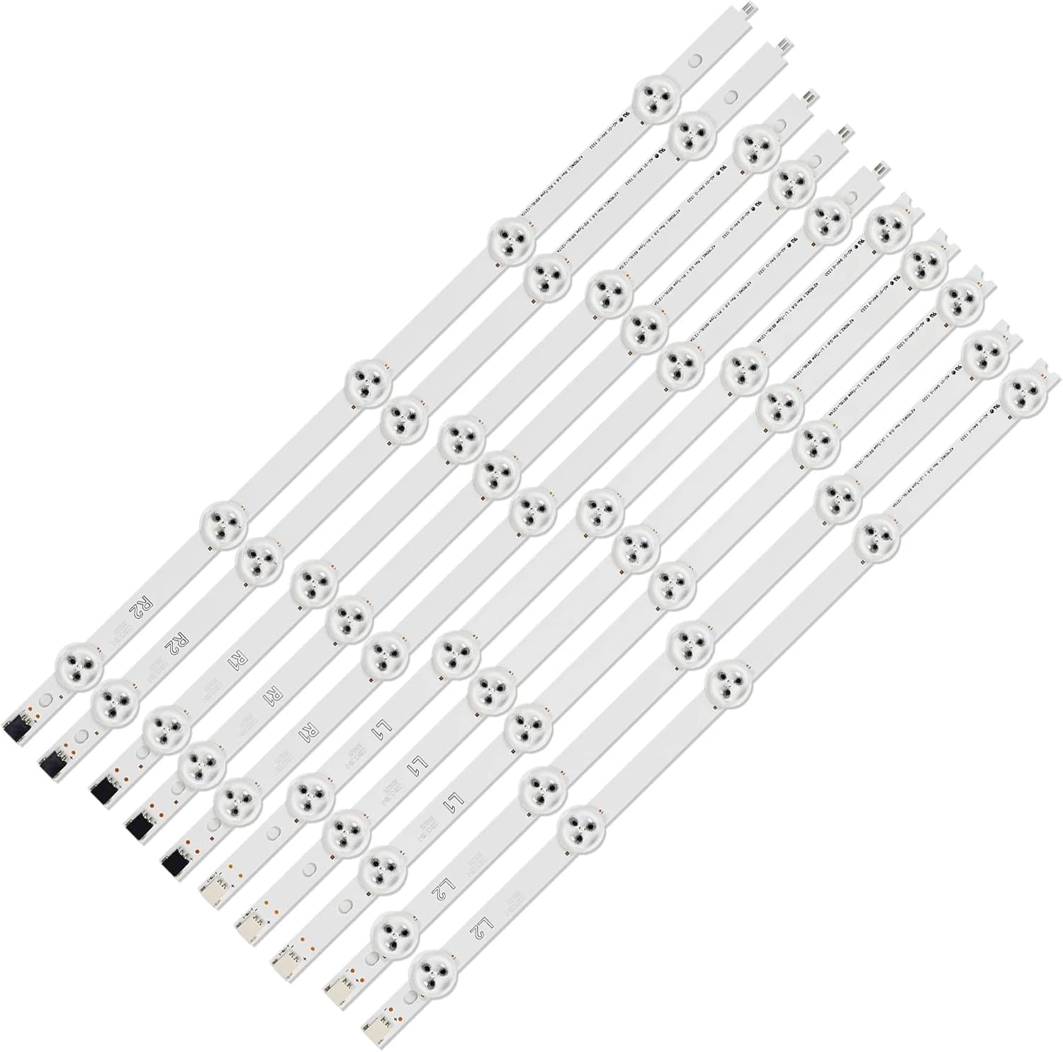 LED Strip Fit for LC420DUE 42LN5400 42LA6200 6916L-1385A 6916L-1386A 6916L-1387A 6916L-1388A 10 PCS R1 L1 R2 L2 42LN610S