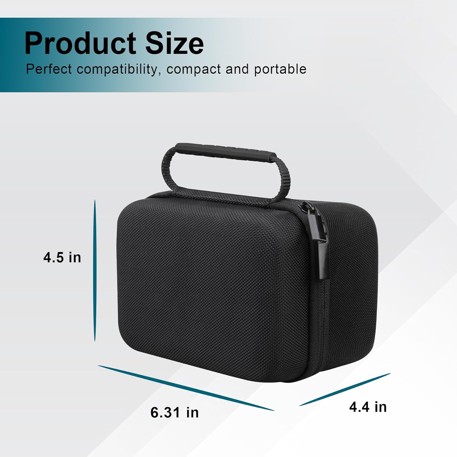 Canboc Carrying Case for KODAK PIXPRO AZ528/AZ405/AZ425/AZ401/AZ255 Digital Camera, Mesh Pocket fit Cable, Batteries, Black (Case Only) - Image 7