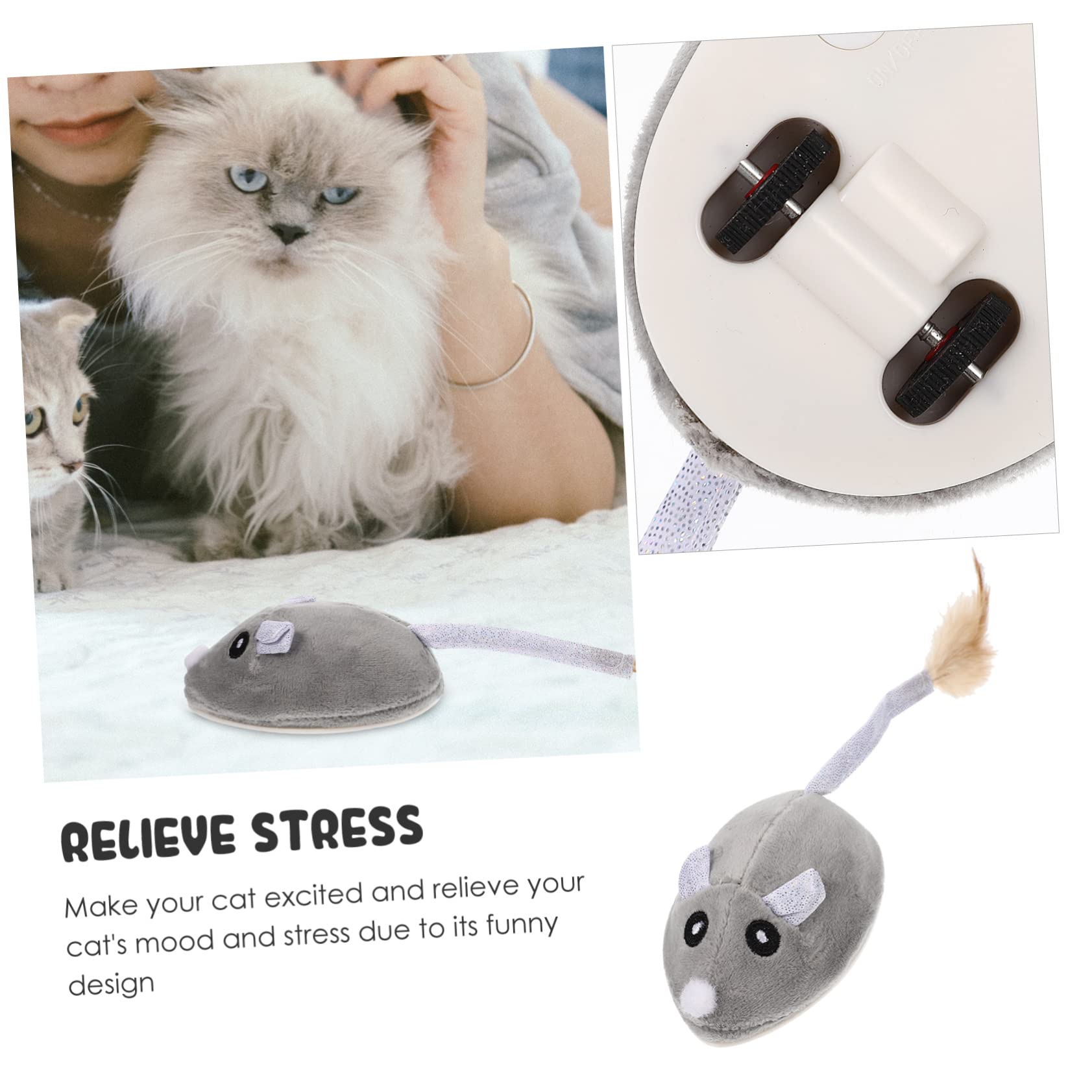 Yardwe 3stücke Katzenminze Interaktives Spielzeug Für Kätzchen Mäuse Mit Geräuschen Fördert Bewegung Und Spielvergnügen Hält Ihre Katze Und Glücklich