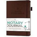 Legend Notary Journal – Hardcover Notary Log Book with Pre-Printed Entries – Notary Public Journal of Notarial Acts – Notary Supplies – 250 Entries, Numbered Pages, 7