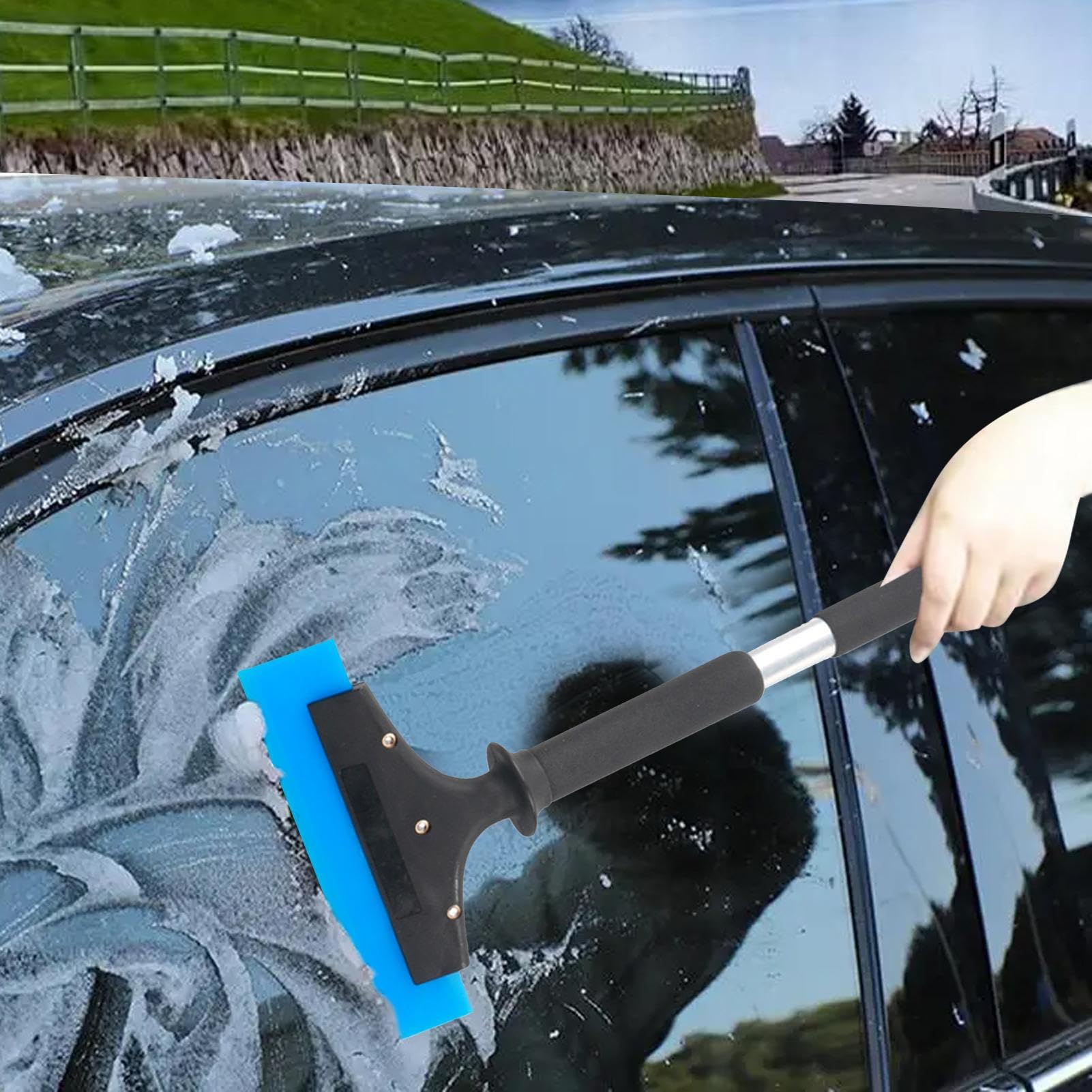 Entfernen von Autofensteraufkleber, Windschutzscheibenaufkleber -Entferner
