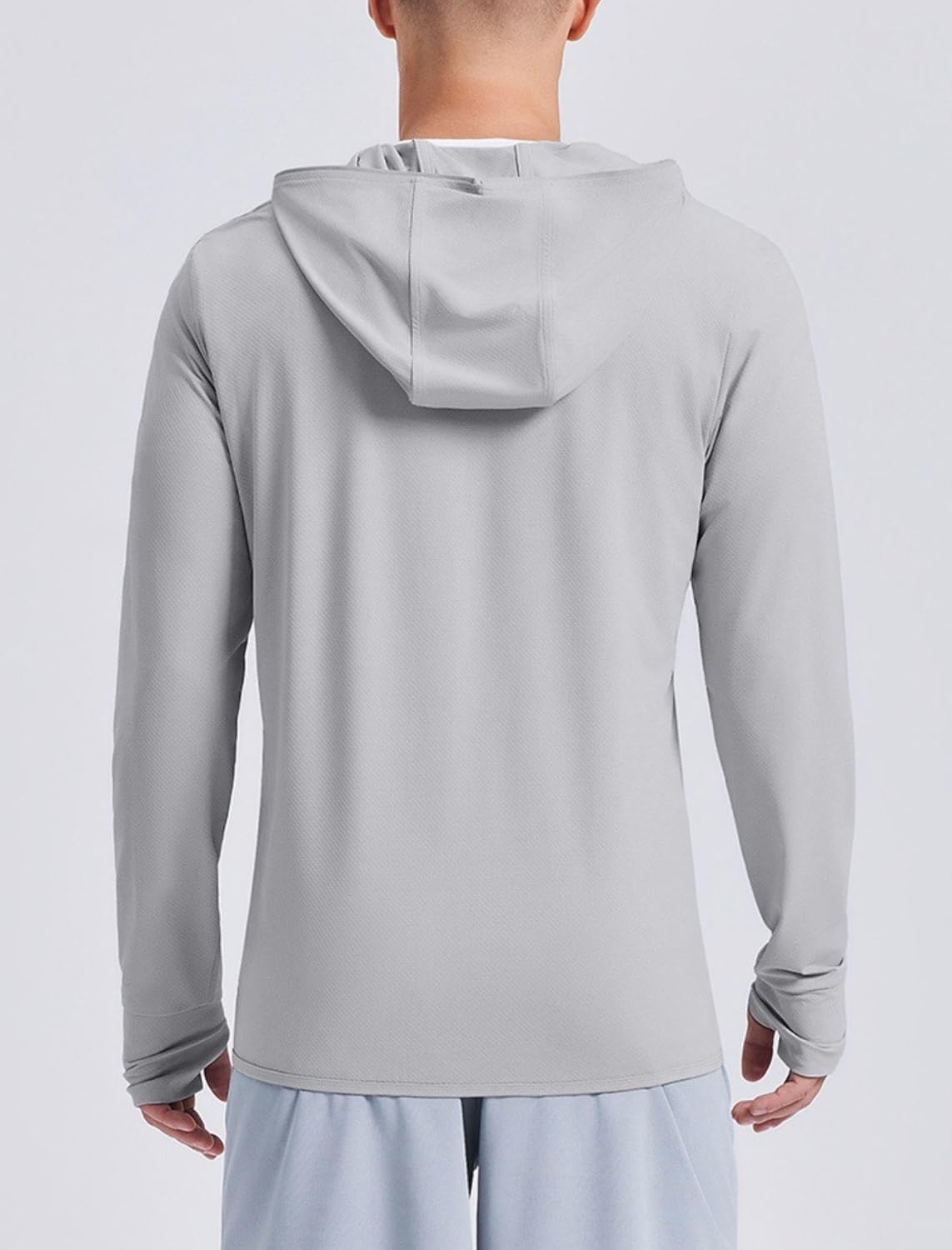 PINSPARK Men's UPF50+ Full Zip Outdoor Hoodies Lightweight Sun Protection Long Sleeve Jacket for Fishing Hiking with Pockets - Image 7