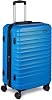 Amazon Basics Equipaje Grande de Lado Duro de 30" con Ruedas Multidireccionales, Expandible hasta un 15% Más de Espacio, Cáscara Resistente a Rayones, Azul Marino 1