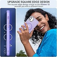 Vista 6 de MOCCA - Funda magnética resistente para iPhone 11 de 6.1 pulgadas, compatible con MagSafe, protector de pantalla de vidrio + protector de lente