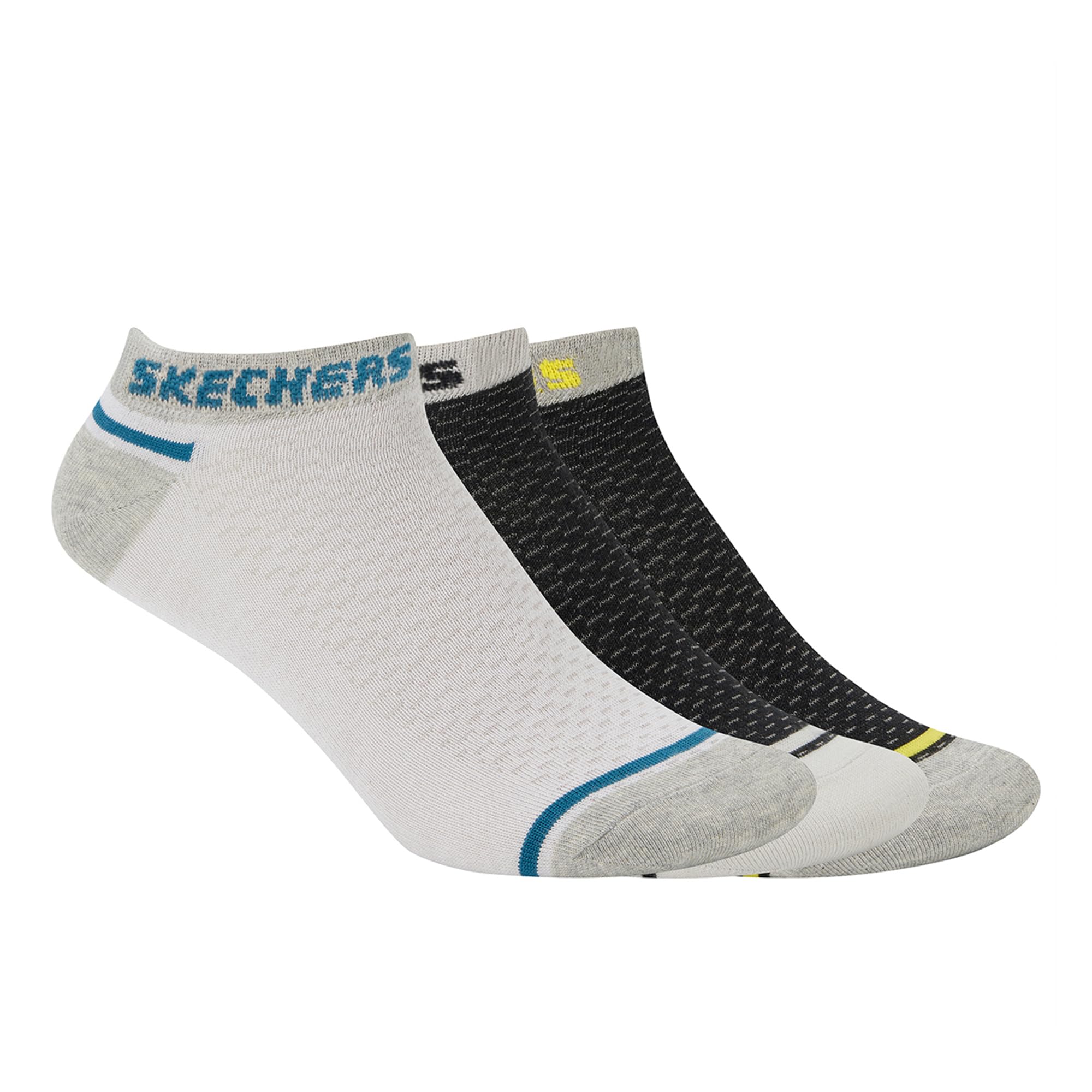 Mens Skechers Mens Non Terry Low Cut Socks-picture-29
