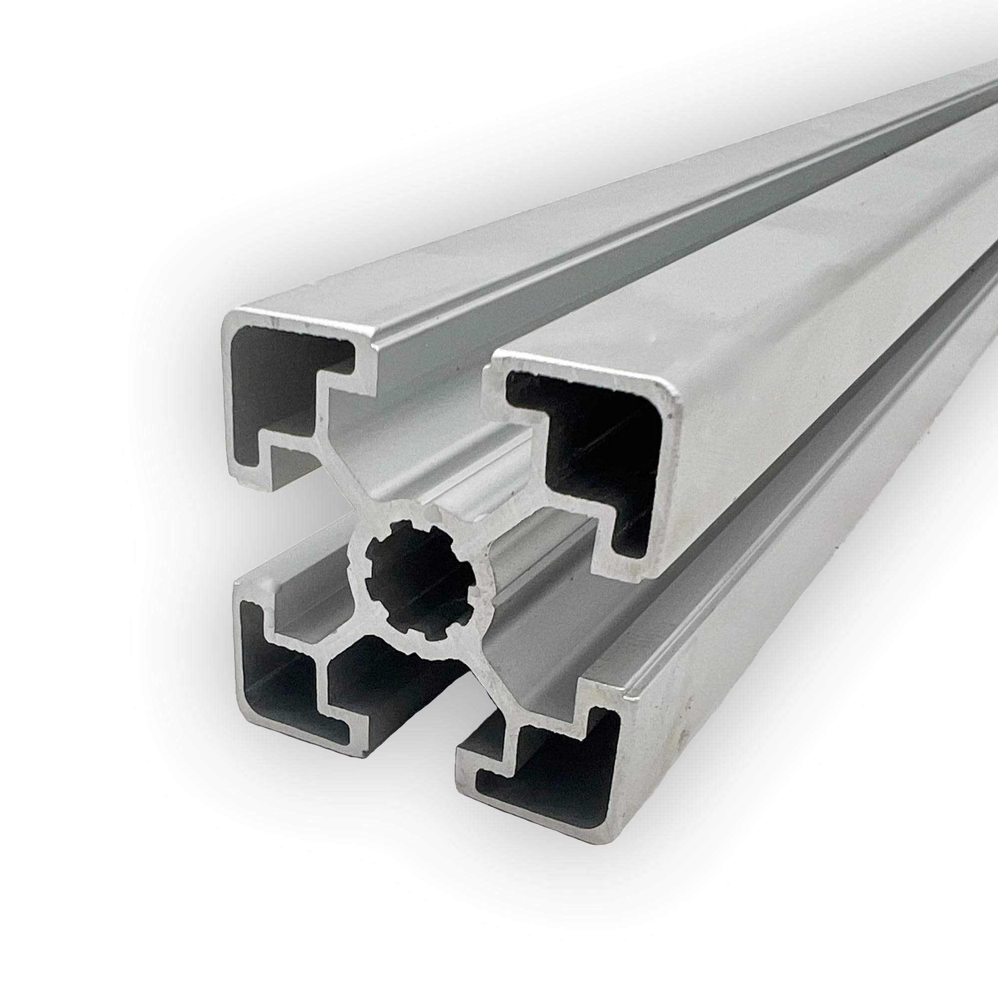 Aluprofil 45x45 mm | Nut 10 | 10 Stück mit 2 Meter = 20 Meter | eloxiert E6/EV1 | B-Typ | Aluminium Profil | Nutenprofil | Aluprofil | Alu Profil | Ultraleicht | Montagesystem |