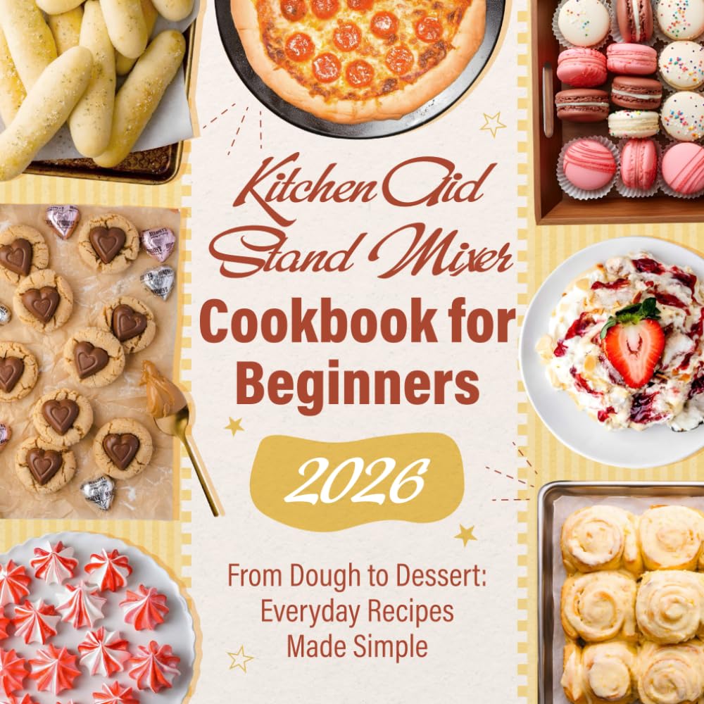 KitchenAid Stand Mixer Cookbook for Beginners 2026: From Dough to Dessert: Everyday Recipes Made Simple