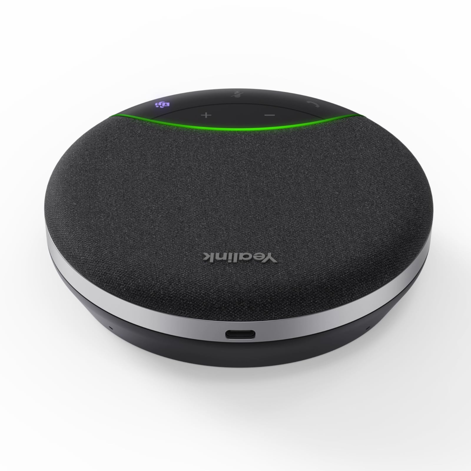 Yealink SP92 Konferenz Lautsprecher mit Mikrofon, Tragbarer Konferenzmikrofon Bluetooth, KI-Mikrofon mit Geräuschunterdrückung, 20 Stunden Gesprächszeit