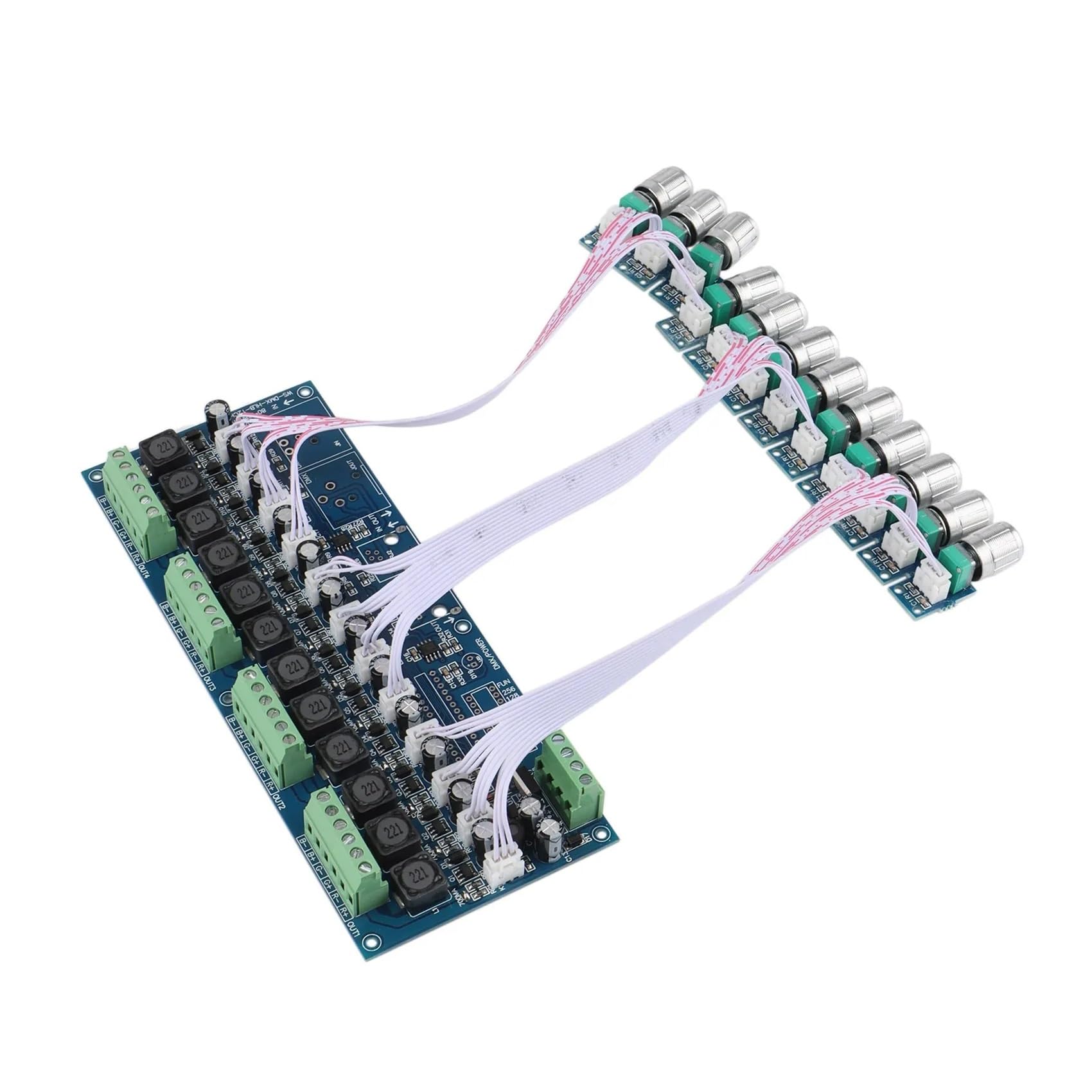 Controlador de Corriente Constante 12 Canales 512, decodificador y regulador Intensidad for Tiras Luces LED WS-DIM-12CH
