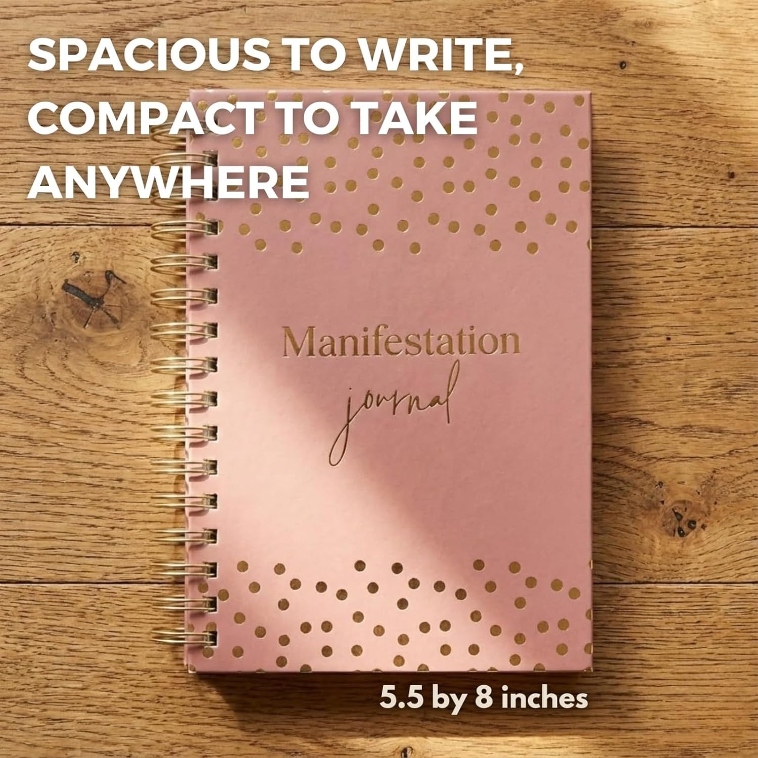 Guided Manifestation Journal for Women - 369 Manifestation Method, Fresh Start Goal Setting Planner & Vision Board Journal A5 Pink - Image 2