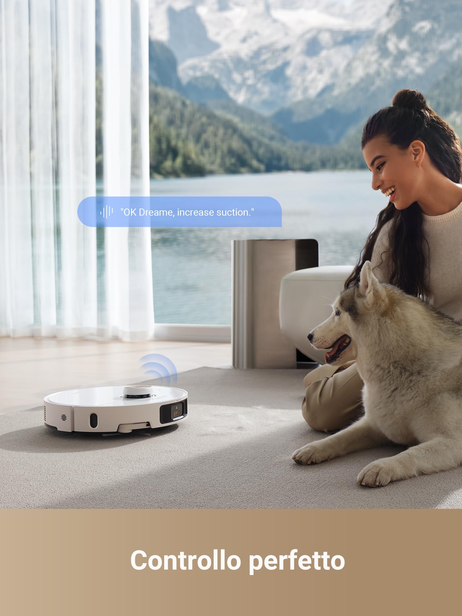 DREAME L40 Ultra Robot Aspirateur Laveur avec Serpilliere Amovible et relevable - Brosse latérale Extensible et relevable -11 0