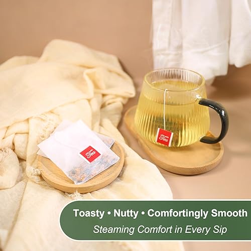 Miniatura 4 de TEARELAE - Té Genmaicha, 40 unidades - Té verde Genmaicha con arroz tostado - Sabor suave - Sin OMG - Bajo en cafeína