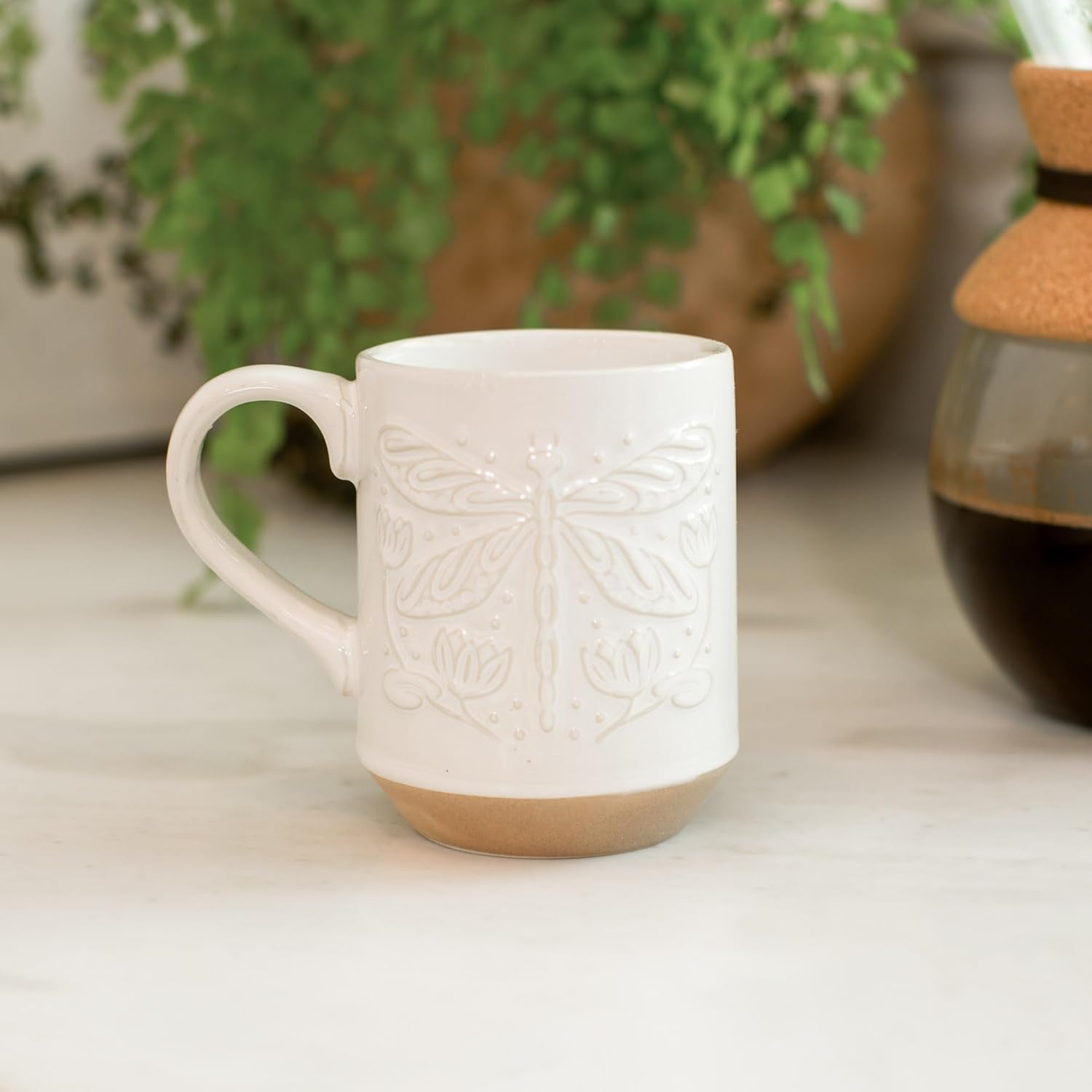 Fringe Studio New York Stoneware Mug, DRAGONFLY 3.25" DIA. X 4.25" H, 12 FL.OZ, Juliana Tipton Collection (429080) - Image 5