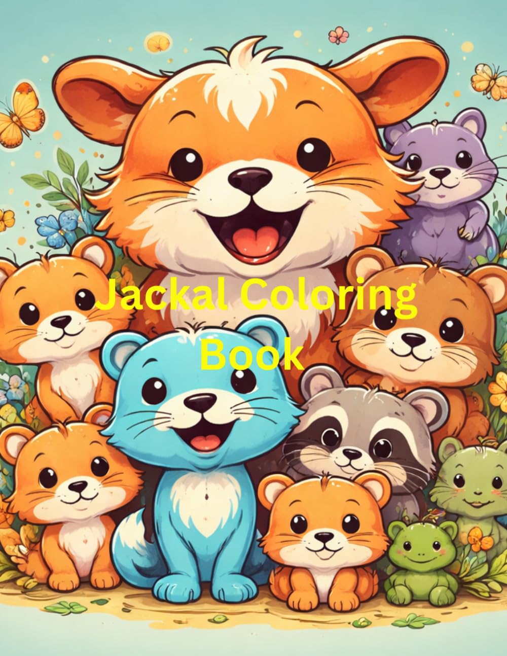 Cute Frog Coloring Book
