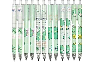 Maydahui 12 Pcs Cute Dinosaur Eternal Pencils