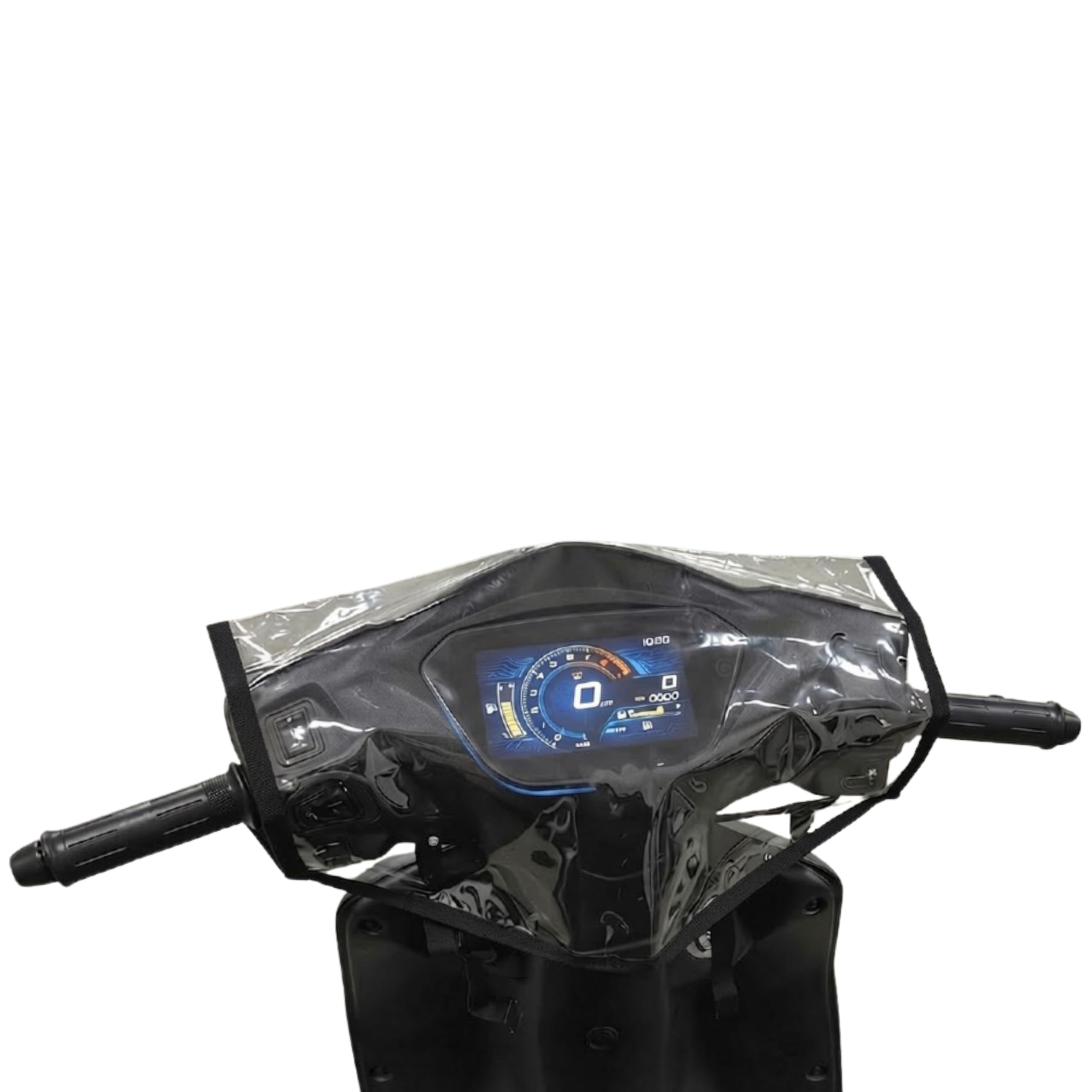 KHOOBREZ Activa, EV Head Protector Cover, Transparent Dashboard & Meter Console Cover, Waterproof Dustproof UV Protection, Universal Fit with Adjustable Buckles & Velcro Closure-image-41
