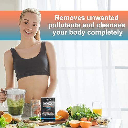 Miniatura 5 de Wellgenix Puriclean Instant Max Cleanser Purge - Polvo limpiador desintoxicante - Ponche de frutas, 0.32 oz de polvo de desintoxicación de limpieza