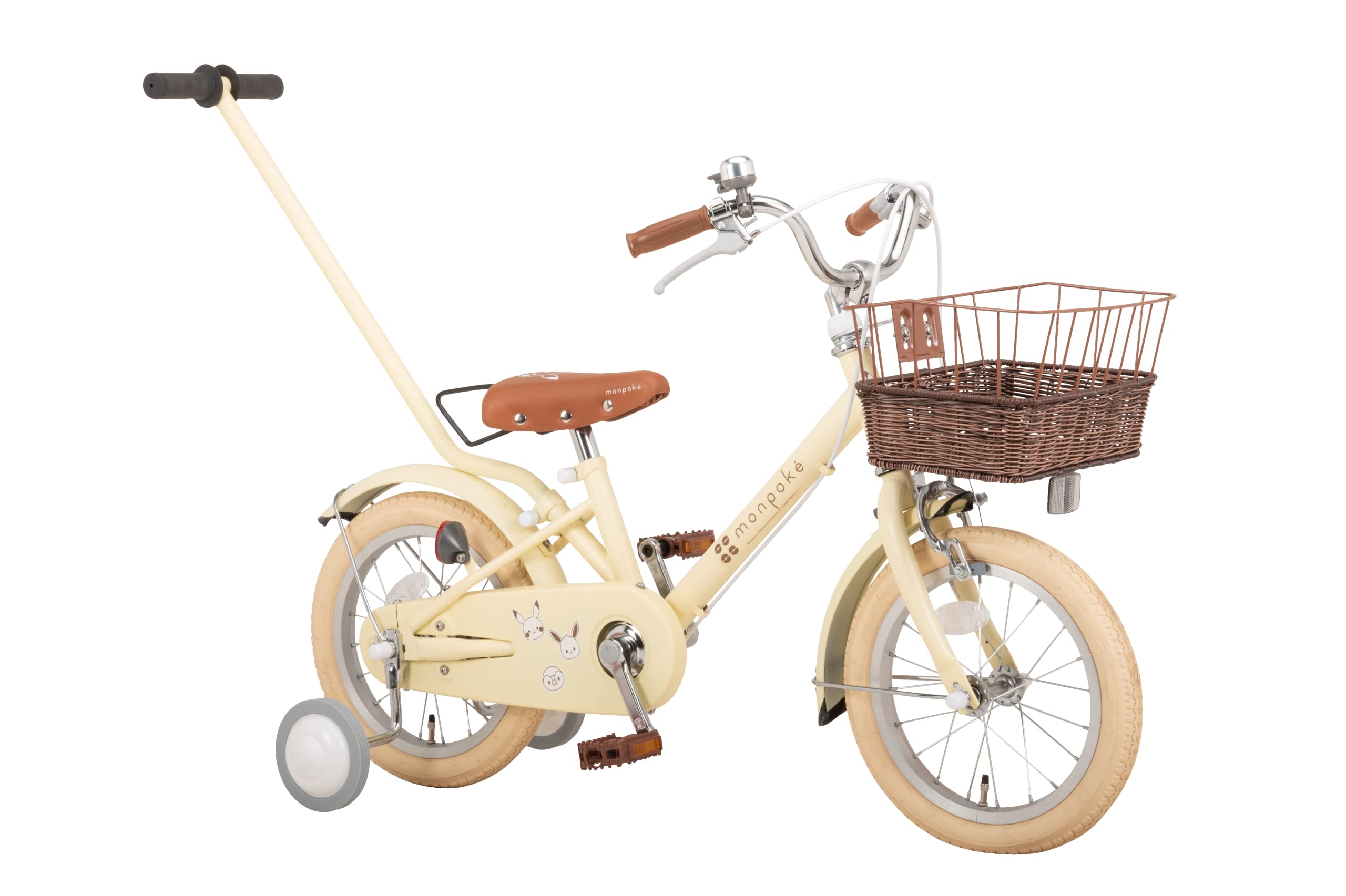 monpoke モンポケ 自転車 14インチ Amazon | 自転車 幼児車 cling12 cling14 (14インチ, クリーム