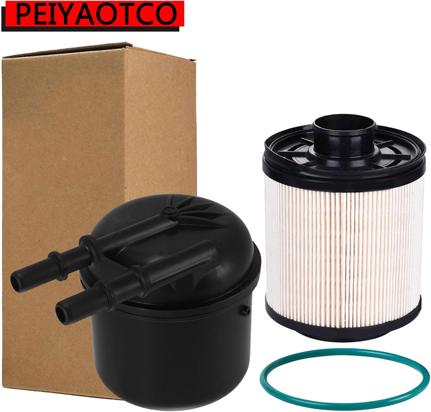 FD4615 Fuel Filter Compatible with 2011-2016 Ford F-250 F-350 F-450 F-550 Super Duty 6.7L V8 Diesel Replace BC3Z9N184B FD-4615 BC3Z-9N184-B PACK OF 6