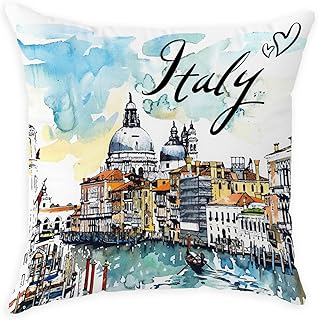 Italy Travel Gifts for Women Girls, Italy Traveller Themed Throw Pillow ...