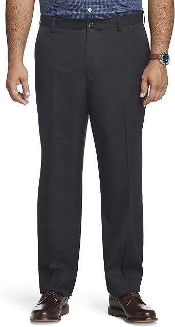 Amazon.com: Arrow 1851 Pantalón de vestir de sarga sólida para hombre  grande y alto, corte recto : Ropa, Zapatos y Joyería