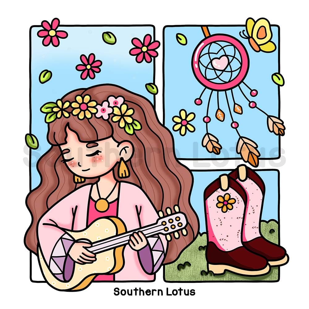 Girl Spaces: Coloring Book for Adults and Teens Featuring Cozy Moments and Girly Things, Cute Drawings for Relaxation and Stress Relief