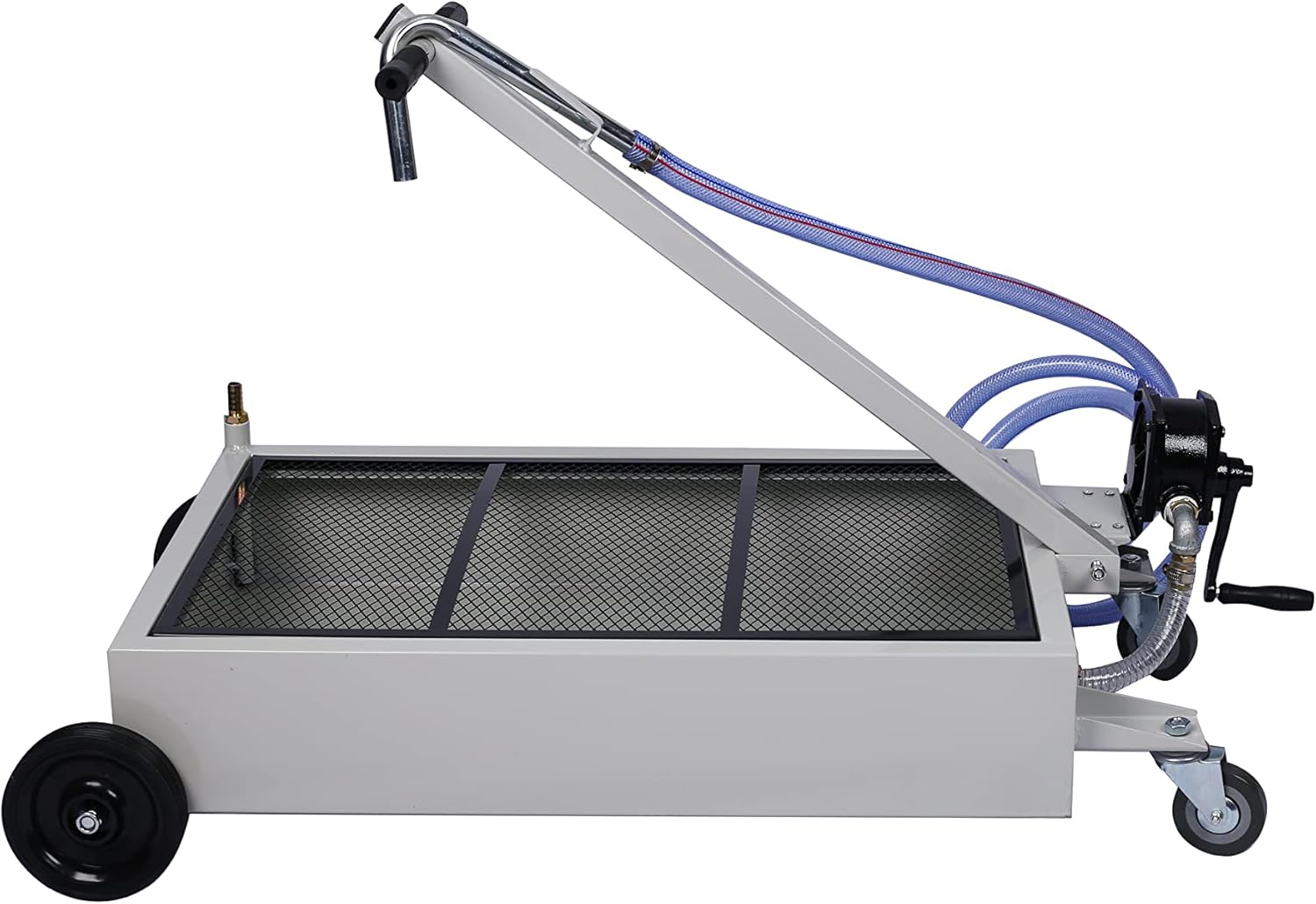 HEPMIMZHU Oil Drain Pan 15 Gallon Oil Drain Tank with Pump