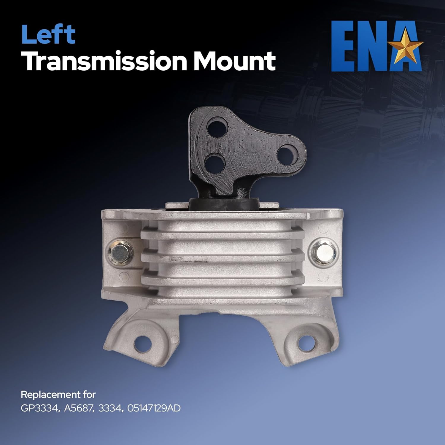 ENA Engine Motor and Trans Mount Set of 3 Compatible with Dodge 2011 2012 2013 2014 2015 2016 2017 Journey 2.4L L4 Replacement for A5686 A5687 A5754
