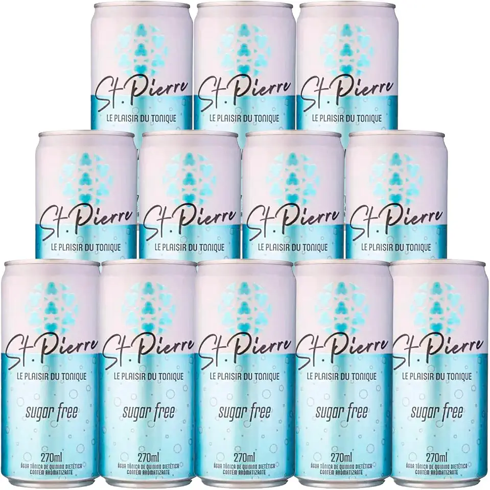 WebBar, Agua Tônica St. Pierre Sugar Free 270ml 12 Unidades