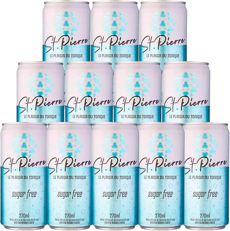 Agua Tônica St. Pierre Sugar Free 270ml 12 Unidades