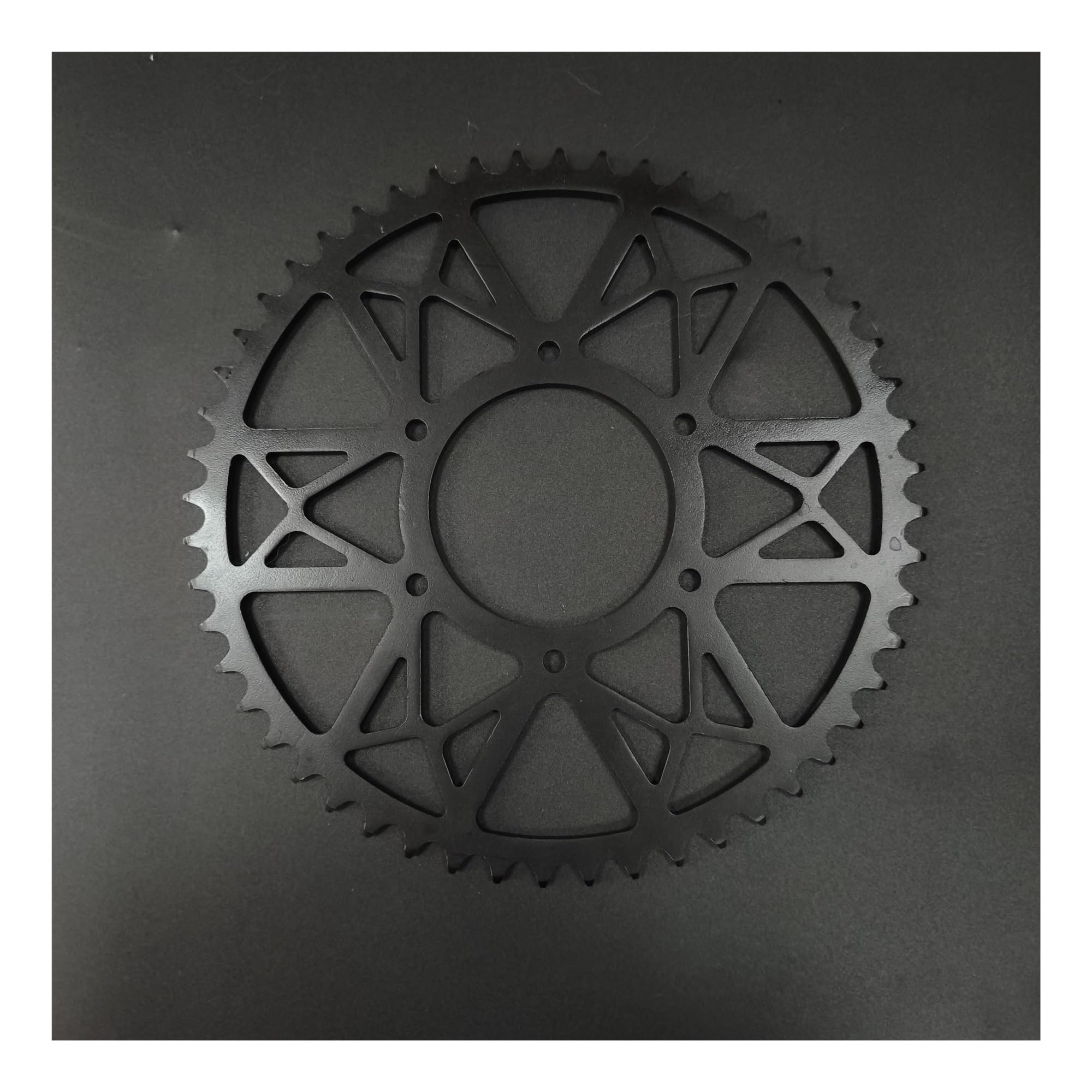 NKURTPC Motorcycle Sprocket Fit For Surron Ultra Bee Dirt Bike Replacement Parts Motorcycle 440C Chainwheel 52T Chainring Sprocket(Black)
