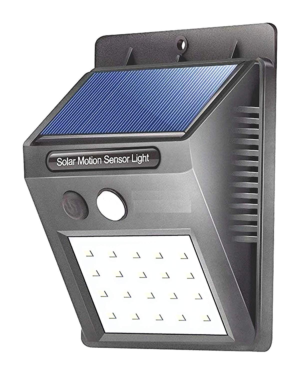 ANUGRAH MART Motion Sensor Solar Powered Wireless Night Light with 20 LED for Wall I Patio I Landscape I Security Motion Sensor I Weatherproof (1)