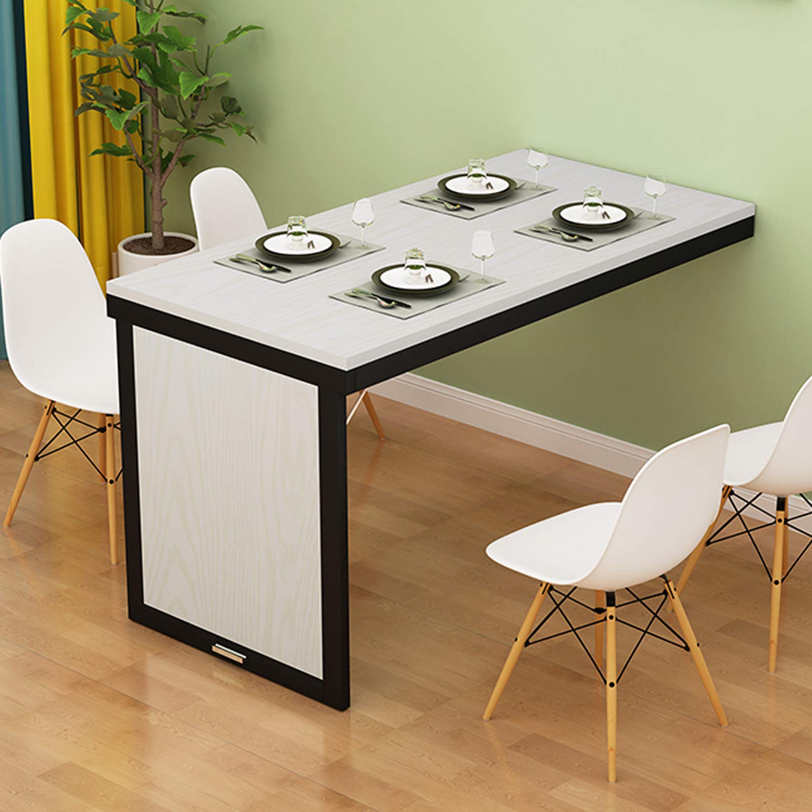 Table pliante murale au design épuré pour intérieur contemporain