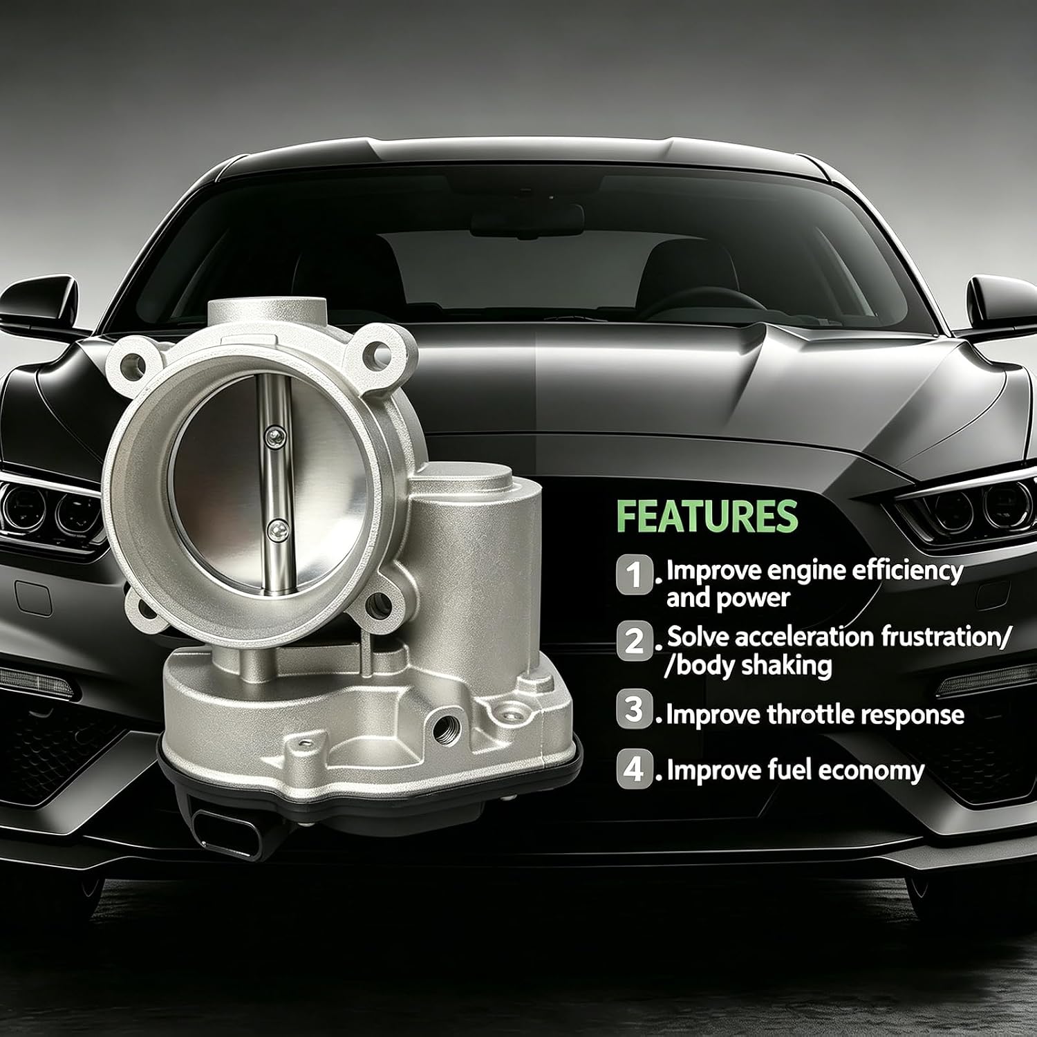 Throttle Body for Ford C-Max Escape Fusion Ranger Transit Connect MKZ | 2.0L 2.5L 3.0L 9L8Z-9E926-A 977-300