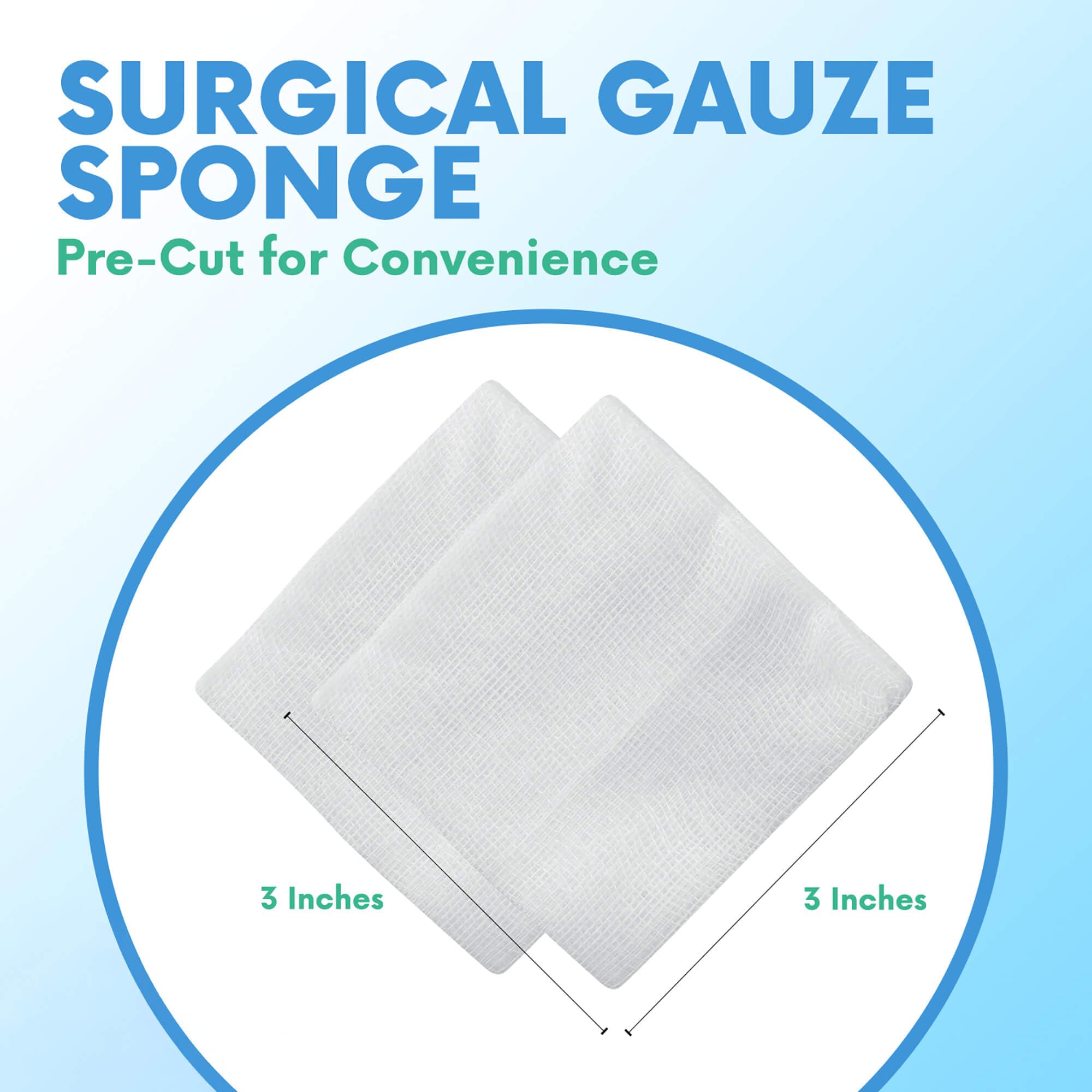 HEALQU 800 Gauze Pads 3x3 - (4x200 Value Pack) 4-Ply Non-Woven Sponges, Non-Sterile | Ultra-Absorbent Lint-Free Medical Squares | Bulk Gauze for Wound Care, Dental, Esthetic Wipes & First Aid Sponges — Amazon image 4