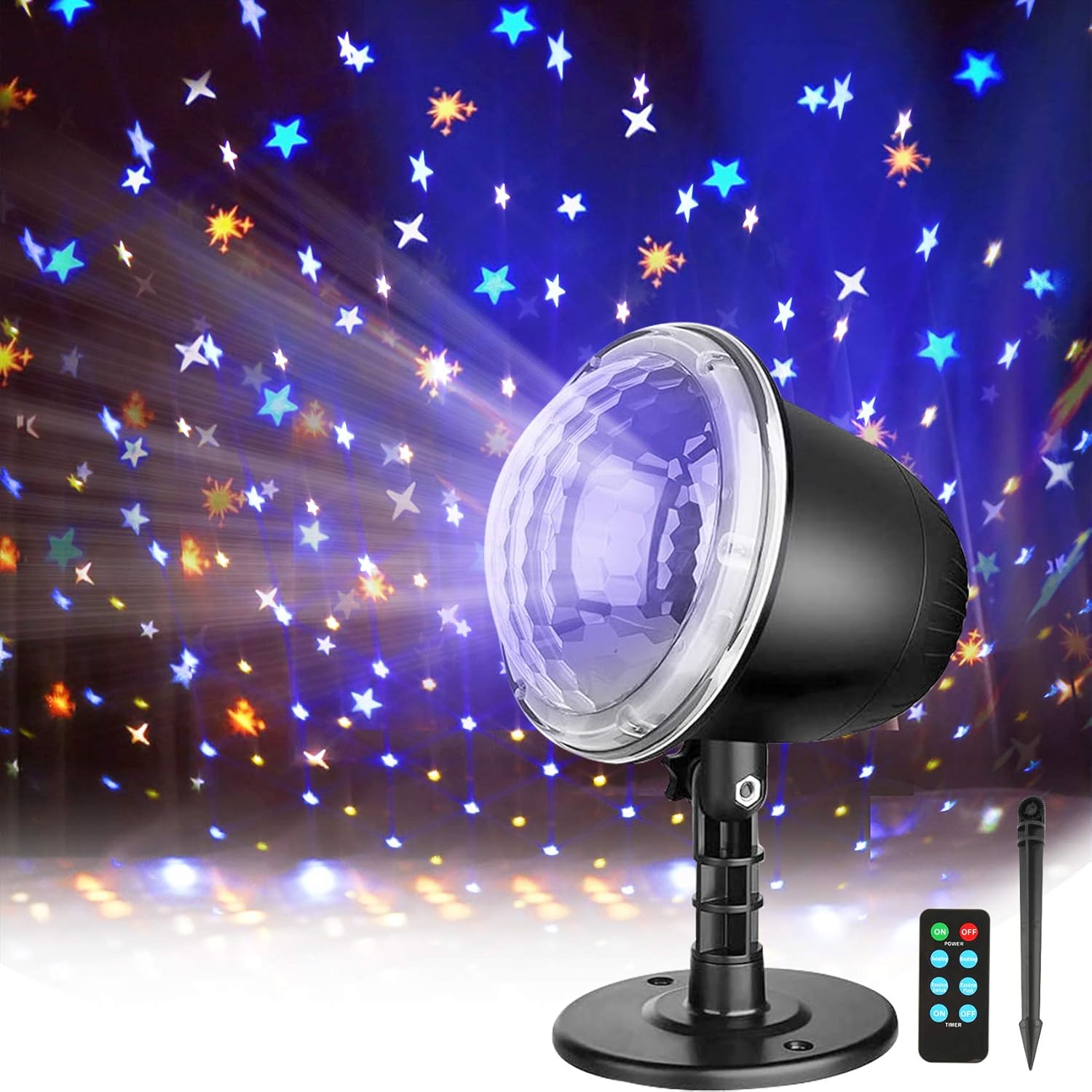 Star Projector,Night Light Projector for Kids,Indoor Outdoor Holiday Projector Lights with