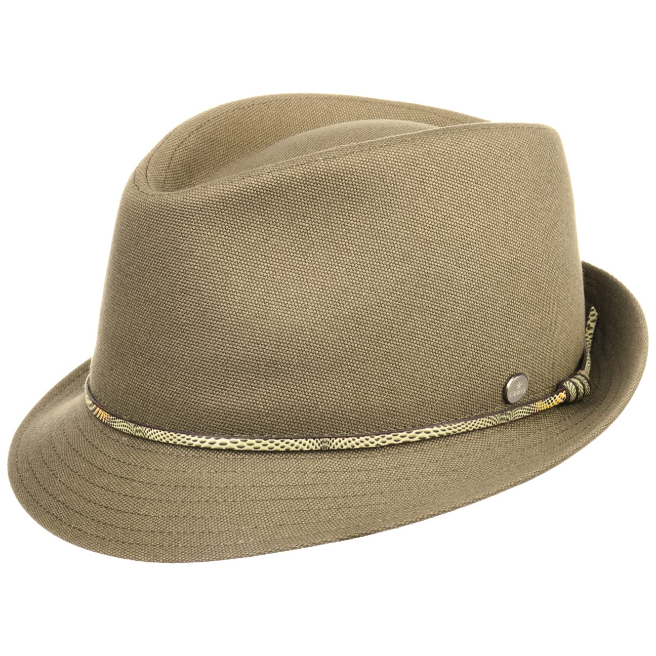 Lierys Lanora Trilby Cotton Hat Women Taupe 7 1/2-7 5/8