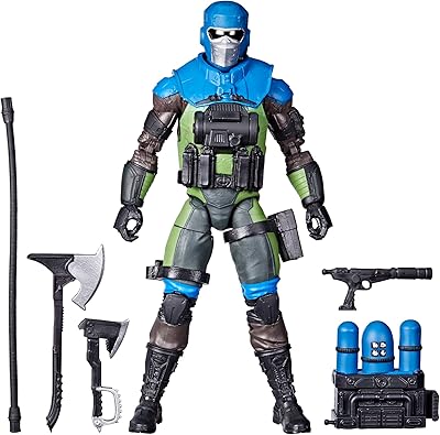 G.I. Joe Classified Series Mad Marauders Gabriel â€œBarbecueâ€ Kelly Action Figure 58 Collectible Premium Toy 6-Inch-Scale Custom Package Art