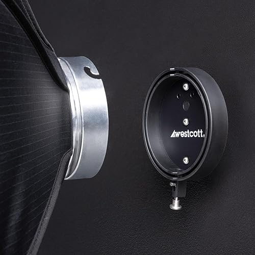 Miniatura 7 de Westcott Lindsay Adler - Flotador de montaje en pared Speedring - Almacena y organiza softboxes, modificadores de luz y reflectores en estudios